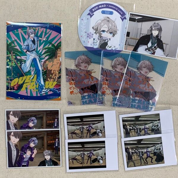 甲斐田晴 ブロマイド チェキ風カード クリアカード コースター セット ブロマイド