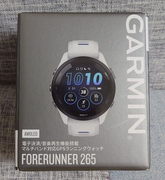 GARMIN FORERUNNER 265 WHITE ガーミン 265 ①