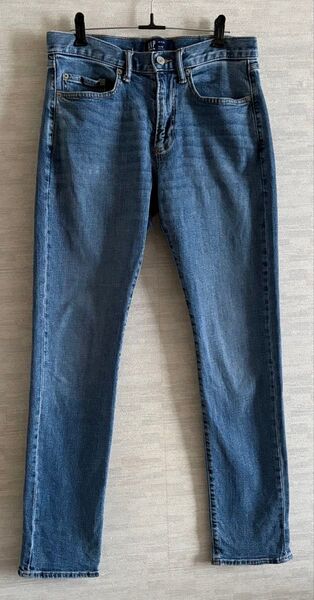 メンズ GAP スリム ジーンズ W29×L32 デニム ジーパン ミディアムインディゴ
