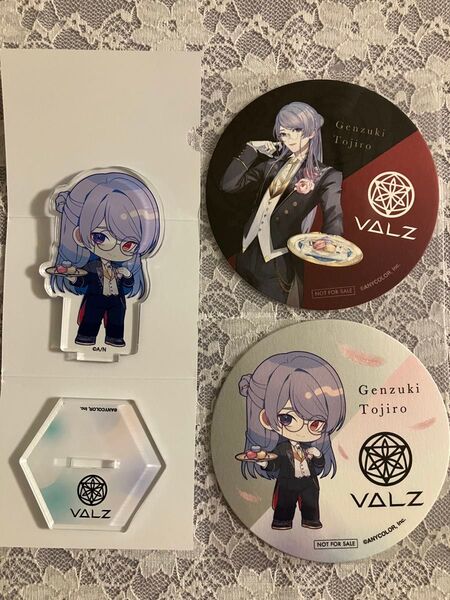 VΔLZ and GALLERY コラボカフェ アクリルスタンド コースター 弦月藤士郎