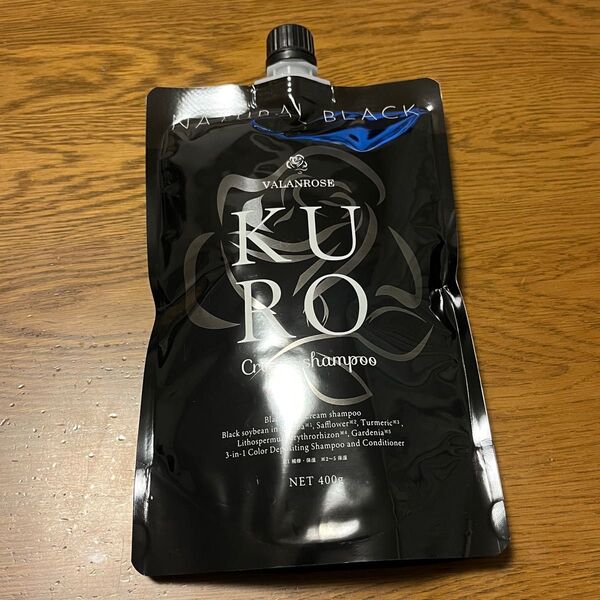 バランローズ KUROクリームシャンプー ナチュラルブラック 白髪染め