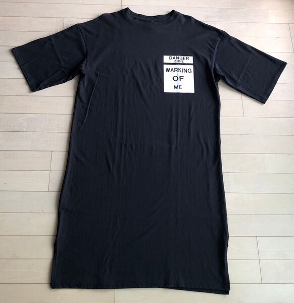 しまむら Tシャツワンピース Mサイズ ブラック