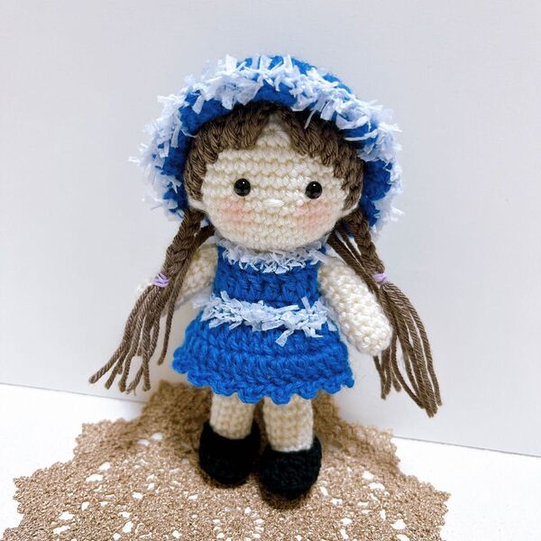 【ハンドメイド】あみぐるみ 女の子 着せ替え おしゃれ