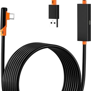 GLONEY VR 5Mリンク ケーブル Oculus Quest 2/Pico4 用のケーブル USB-A