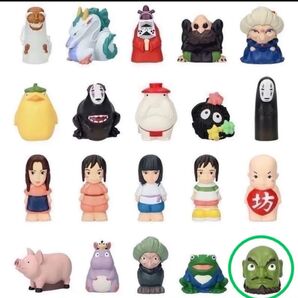 レア スタジオジブリ 千と千尋の神隠し 指人形 頭 かしら 3個セット
