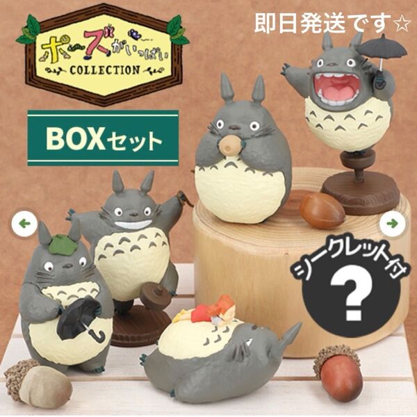完売 レア コンプリートBOX (6個入り)となりのトトロ その2 ポーズがいっぱいコレクション フィギュア希少シークレット