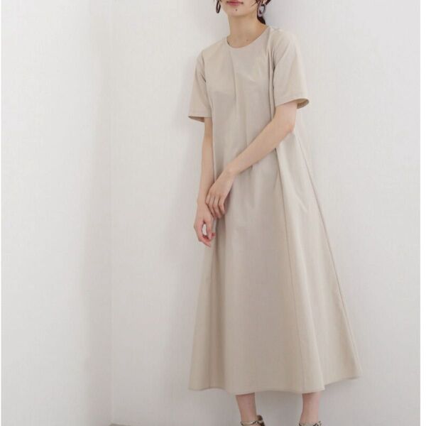 NATURAL BEAUTY BASIC タイプライターロングワンピース