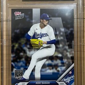 2024 Topps Now Roki Sasaki 佐々木朗希 (/44849) BGS10 BLACK LABEL RC