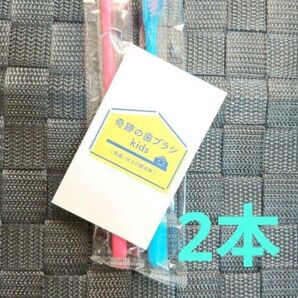 【正規品】奇跡の歯ブラシ バージョンアップ品 子供用歯ブラシ 衛生用品 衛生用品 仕上げ磨き 虫歯予防 2本wt:t