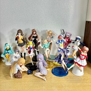 アニメキャラクター プライズ & ジャンク フィギュア セット 14体 フィギュア 詰め合わせ まとめ売り 美少女