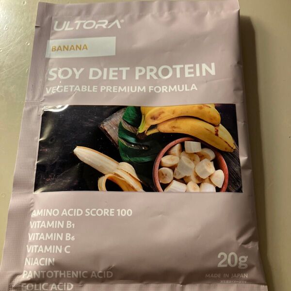 ULTORA ソイダイエットプロテイン バナナ味 20g