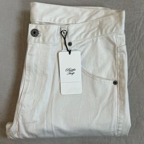 【新品】RATTLE TRAP 接触冷感 アンクルスキニーパンツ ホワイト L