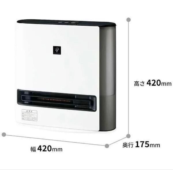 シャープ 加湿セラミックファンヒーター HX-PK12-W SHARP