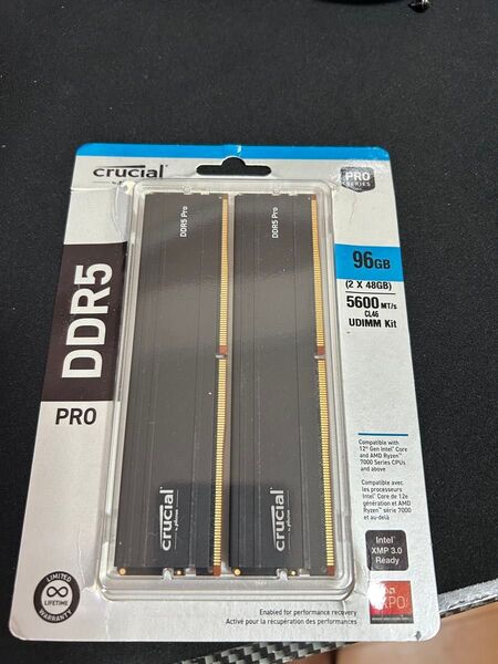 Crucial Ddr5 pro 48gb x2枚