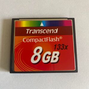 トランセンド 8GB コンパクトフラッシュ Transcend CF 133x ケース付き【匿名配送】【追跡可能】 CFカード