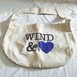 WIND AND SEA 馬場ふみか コラボ トートバッグ バッグ 青 トランプ ハート ショルダーバッグ ウィンダンシー