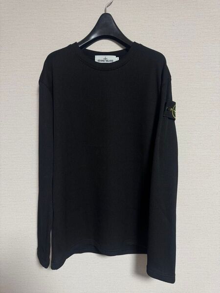 希少 レア STONE ISLAND サーマル 長袖Tシャツ ブラック サンプル品 未使用