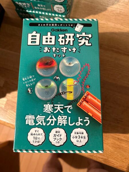 学研プラス 寒天で電気分解しよう 自由研究おたすけキット 未開封