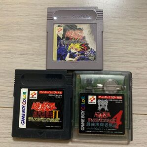 遊戯王デュエルモンスターズ ゲームボーイソフト3個セット