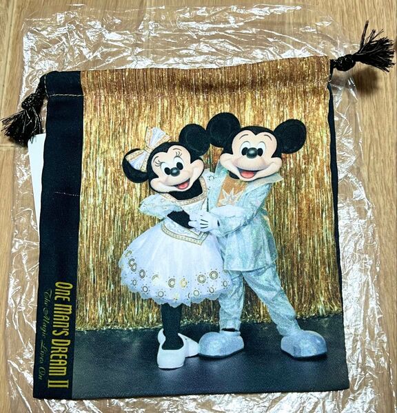 ディズニー Disney TDL ランド ワンマンズドリームⅡ 巾着 グッズ ミッキー ミニー ドナルド デイジー ポーチ