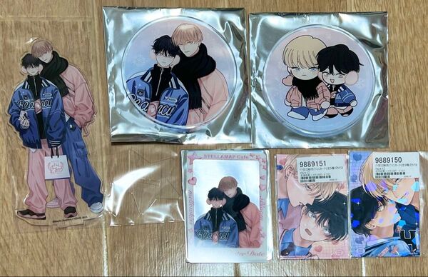 末広マチ ちぐはぐなキス .Bloom & メロキス WINTER DATE アクスタ コースター カード セット ブルメロ