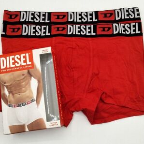 【Mサイズ】DIESEL(ディーゼル) ローライズボクサーパンツ レッド 2枚セット メンズボクサー 男性下着 00ST3V
