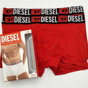 【Lサイズ】DIESEL(ディーゼル) ローライズボクサーパンツ レッド 2枚セット メンズボクサー 男性下着 00ST3V