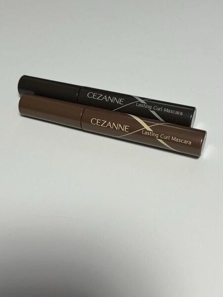 CEZANNE セザンヌ マスカラ ブラウン ブラック 2本セット USED