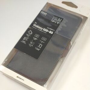 ラスタバナナ Galaxy S20+ 5G 手帳横型ケース ブラック×ダークブラウン 5514GS20P5BO