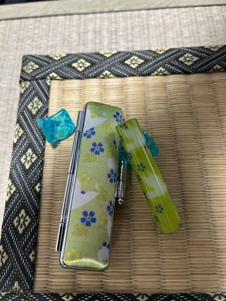 和ざいく 印鑑 ケース付