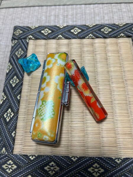 和ざいく 印鑑 ケース付