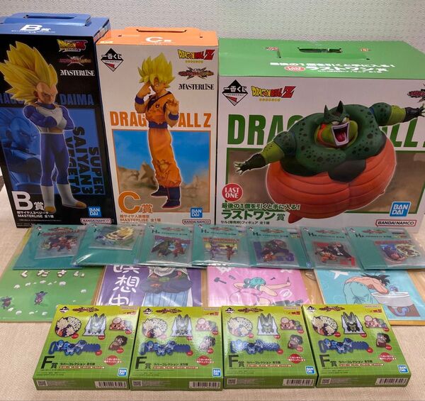 一番くじ ドラゴンボール VS オムニバス CROSS B賞 ベジータ C賞 孫悟空 ラストワン賞 セル フィギュア 新品未開封品