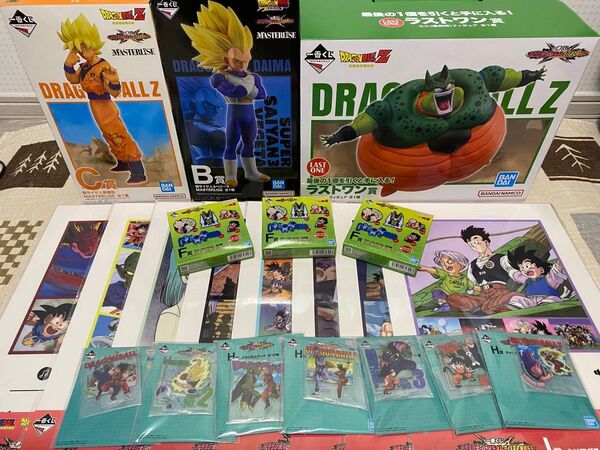 一番くじ ドラゴンボール VS オムニバス CROSS B賞 ベジータ C賞 孫悟空 ラストワン セル フィギュア 他計21セット