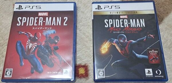 PS5 スパイダーマン2 & マイルズ・モラレス 2本セット