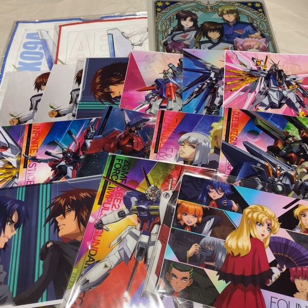 ガンダムSEED FREEDOM クリアビジュアルポスター タオル