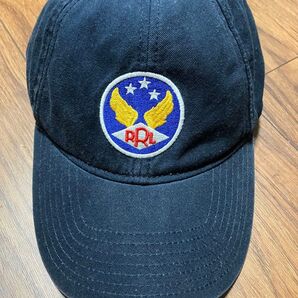 RRL キャップ 帽子 ネイビー ラルフローレン 古着屋 フリーサイズ 古着屋