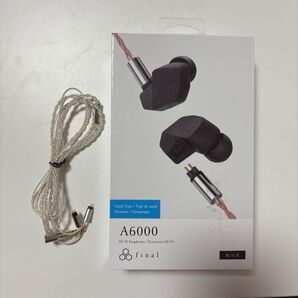 【美品】 final A6000 純正4.4mmリケーブル付き 値下げ 60,000円→54,999円