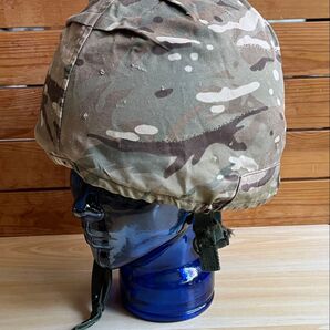 送料込み イギリス軍 Mk7 ヘルメット用 MTP迷彩カバー 中古美品 サイズ L