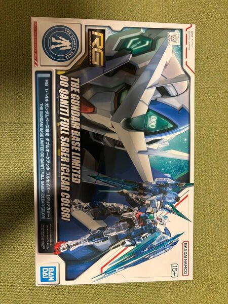 RG 1/144 ダブルオークアンタフルセイバー クリアカラー ガンダムベース 限定 ガンプラ 新品 未組立