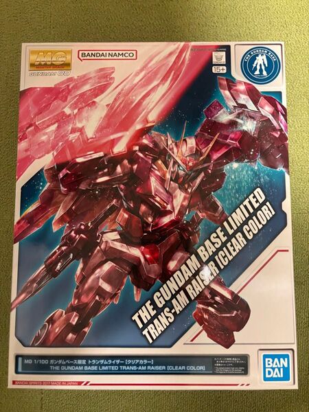 MG 1/100 ガンダムベース限定 トランザムライザー (クリアカラー)