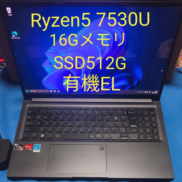 Vivobook 15X 15.6/Ryzen5 7530U/16GB/SSD512GB/ M3504YA-L1155WS
