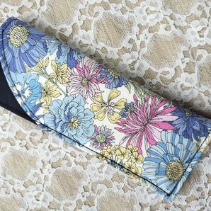 ハンドメイド 眼鏡ケース 花柄