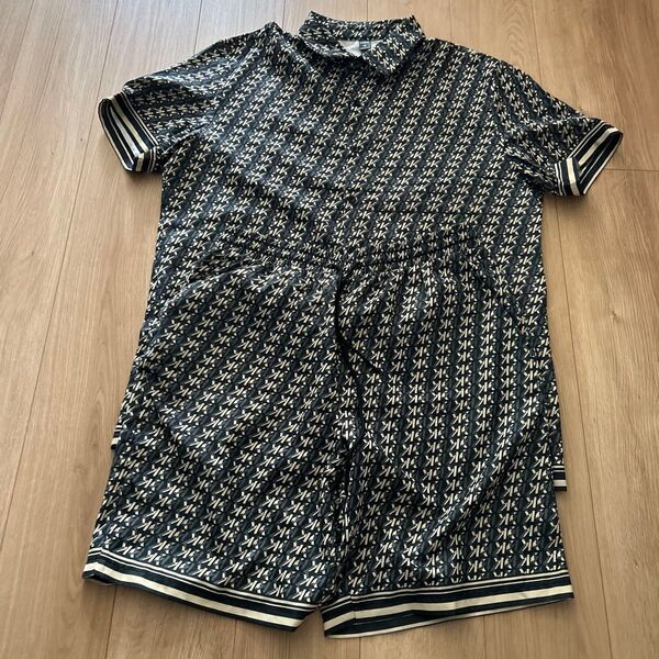 セットアップ 半袖 シャツ メンズ シーイン SHEIN XL
