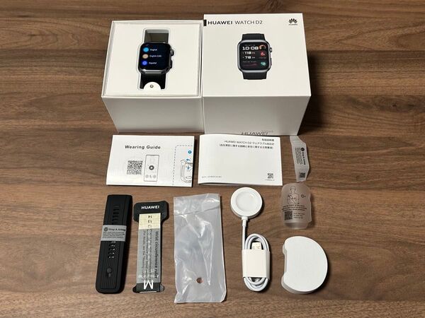 HUAWEI WATCH D2 ウェアラブル血圧計 ブラック GREENFUNDING ファーウェイ スマートウォッチ
