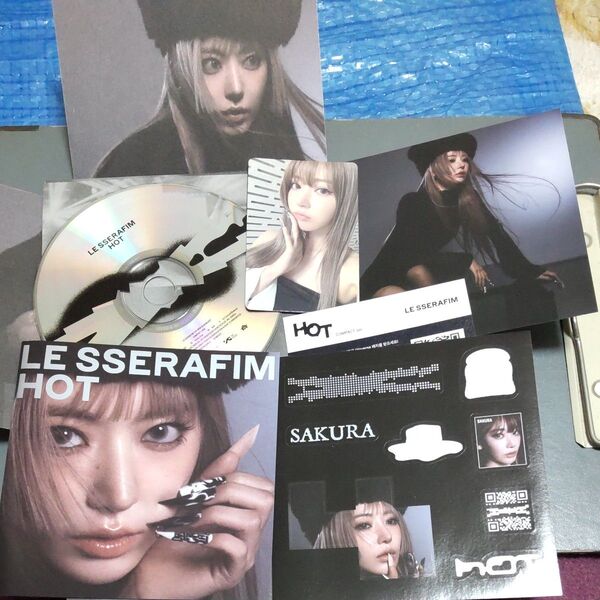 LE SSERAFIM HOT サクラ トレカ CD ルセラフィム