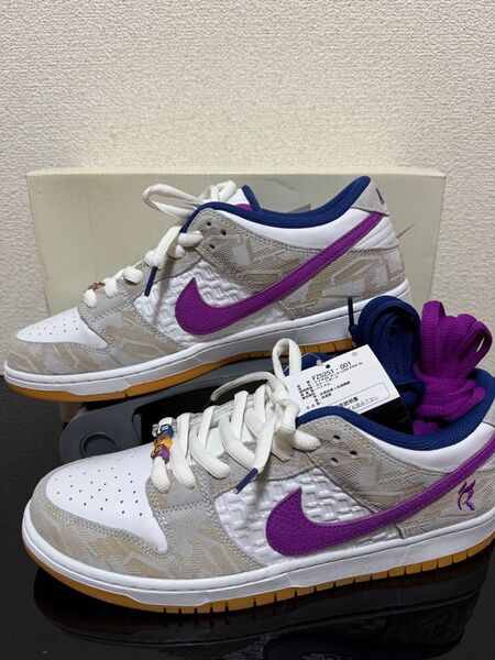 30cm 未使用 RAYSSA LEAL × SB DUNK LOW "DEEP ROYAL VIVID PURPLE"