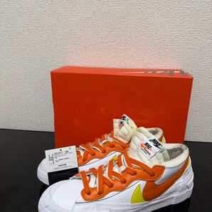 26.5cm NIKE SACAI × BLAZER LOW "MAGMA ORANGE"