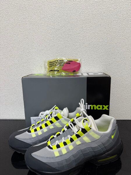 27.5cm AIR MAX 95 OG NEON YELLOW(2020) (ブラック/ネオンイエロー/ライトグラファイト)