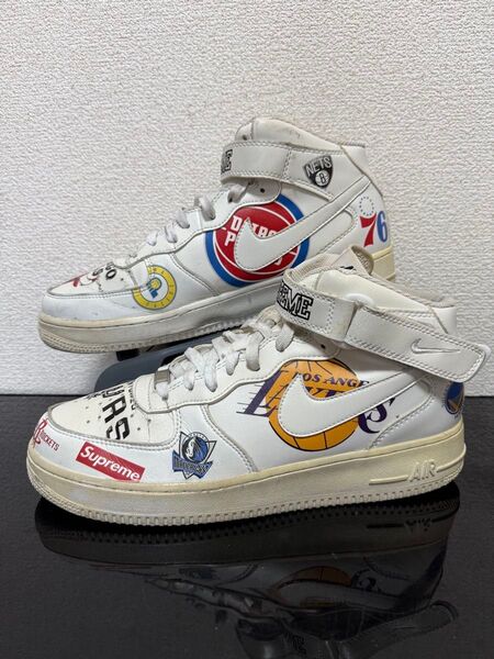 28cm SUPREME × NBA × AIR FORCE 1 MID ’07 "WHITE"