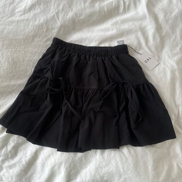 【GRL】インパン付リボンバルーンミニスカート